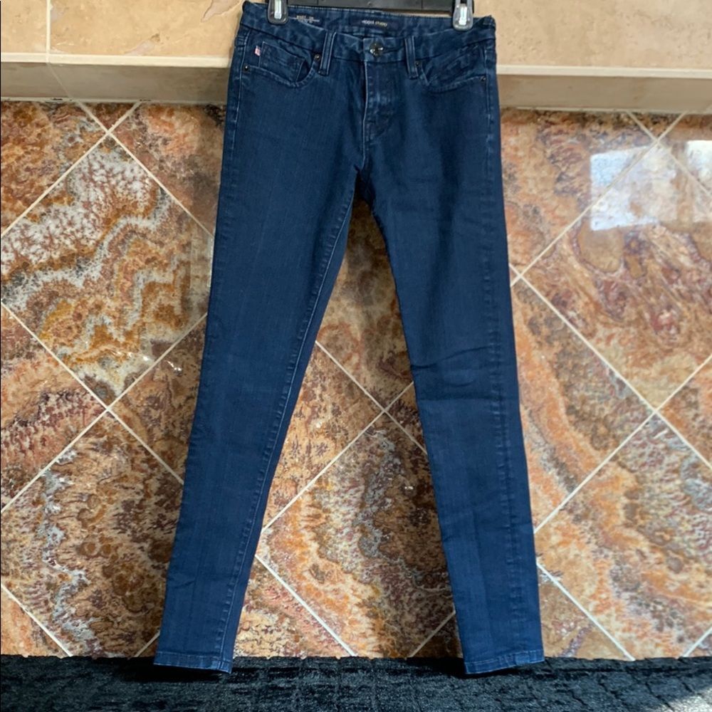 Women's Vigoss Studio Low RIse Skinny Dark Blue Jeans Size 26 x 31